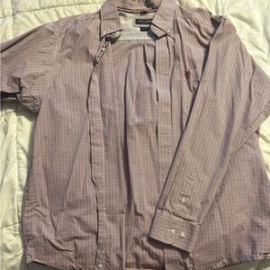 Ariat Men's Red Plaid Casual Button Down Shirt